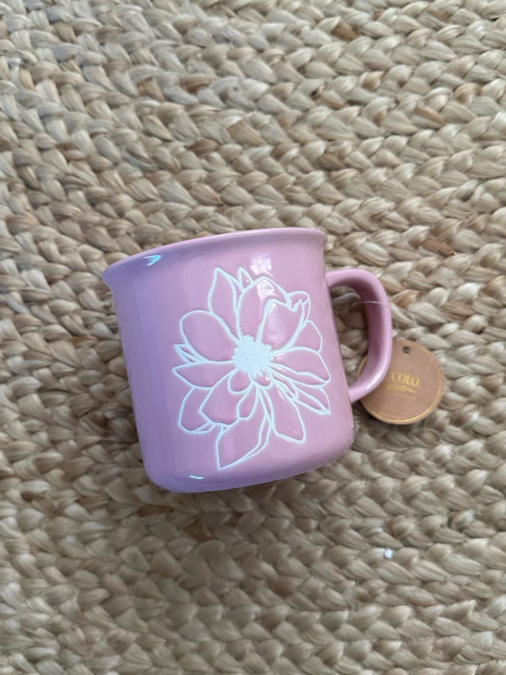 Kendra Shedenhelm Pink Flower Mug